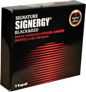 SİGNERGY SİGNATURE BLACK RED BAY BAYAN 2KAPSÜL