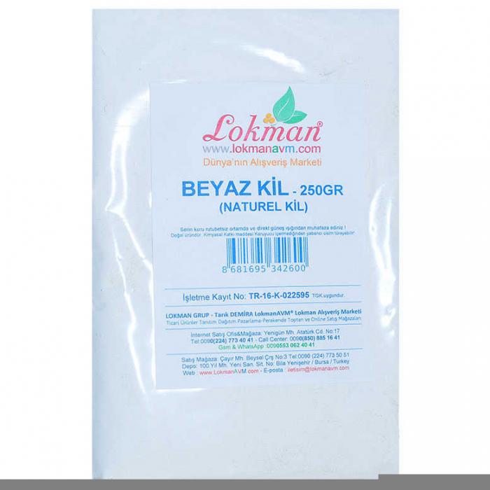 Beyaz Kil 250Gr