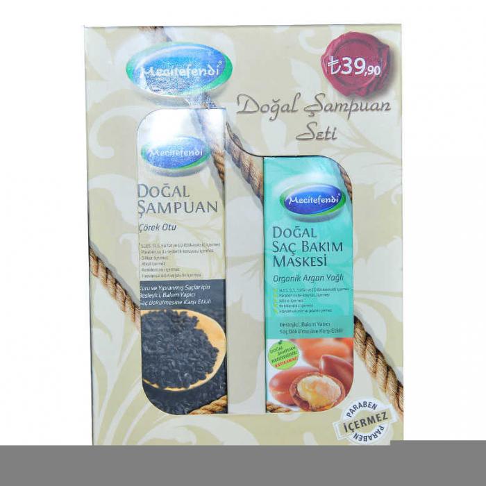 Çörek Otlu Şampuan 250 ML + Argan Yağlı Saç Maskesi 150 ML