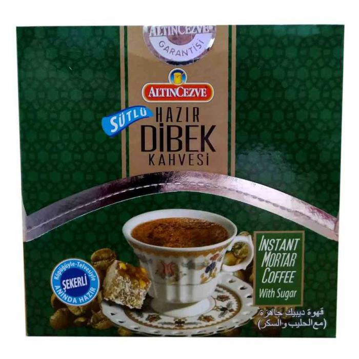 Hazır Dibek Kahvesi Sütlü Şekerli 10 Gr X 20 Pkt