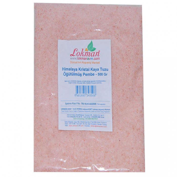 Himalaya Kristal Kaya Tuzu Öğütülmüş Pembe 500 Gr