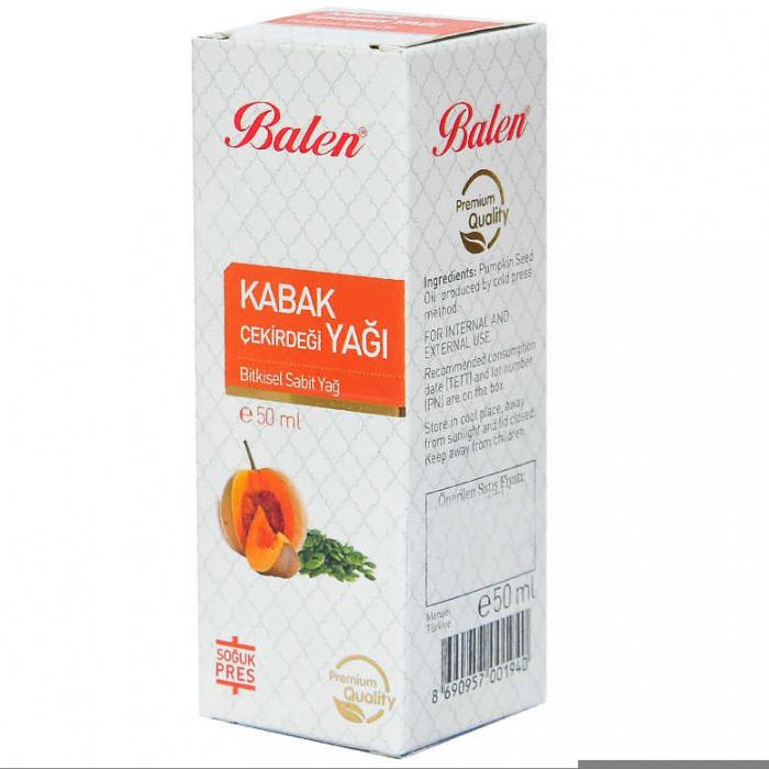 Kabak Çekirdeği Yağı 50 ML