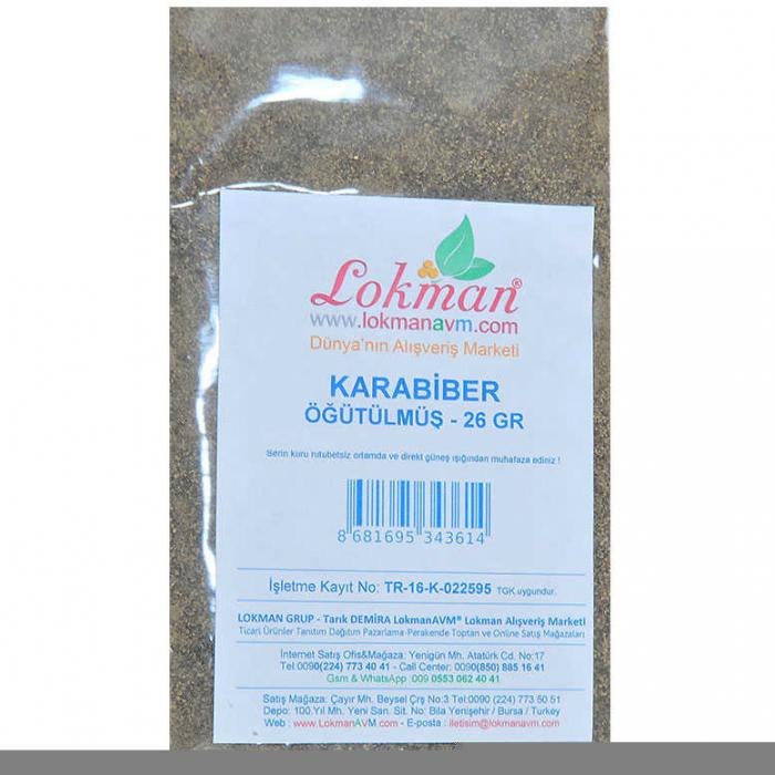 Karabiber Öğütülmüş 26 Gr Pkt