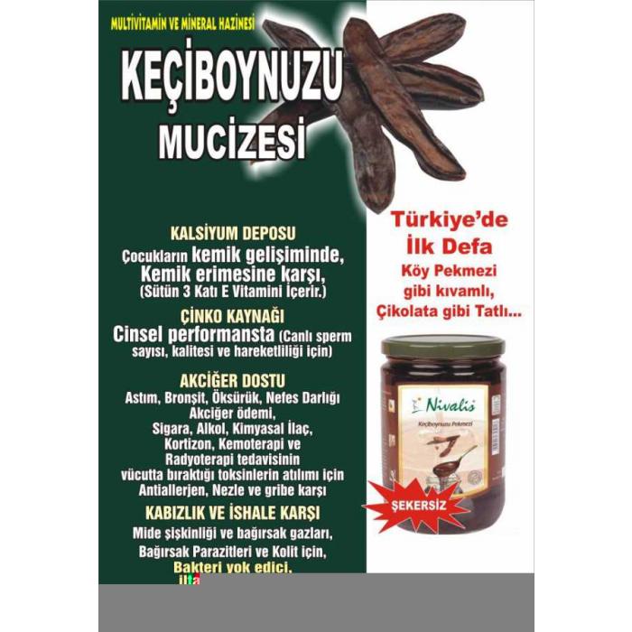 Keçiboynuzu Harnup Özü 800Gr