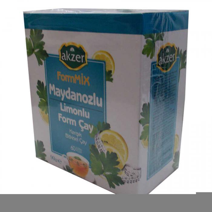 Maydanozlu ve Limonlu Bitkisel From Çay 60 Süzen Pşt