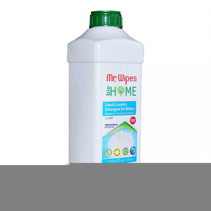 Mr. Wipes Sıvı Çamaşır Deterjanı Beyazlar İçin 1000 ML