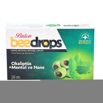 Nane Aromalı Bitkisel Drops 24Adet