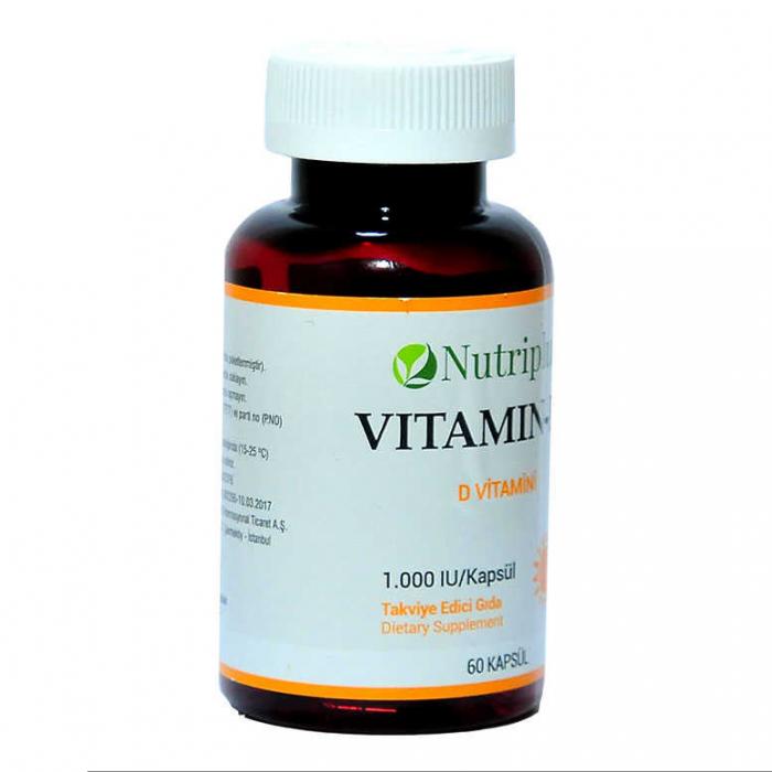 Nutriplus Vitamin D3 60 Kapsül