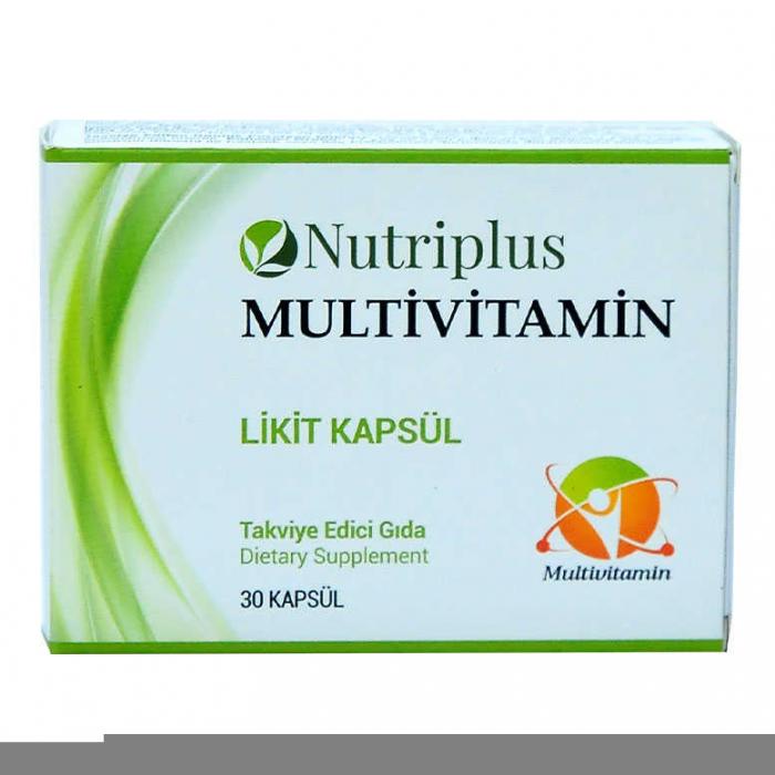 Nutriplus Multivitamin Likit 30 Kapsül