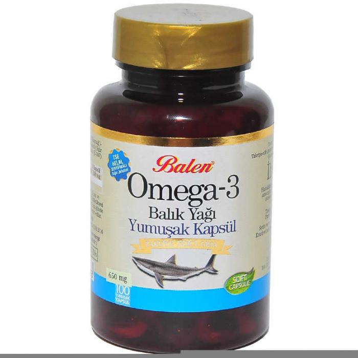 Omega-3 Balık Yağı 100 Kapsül