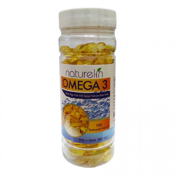 Omega 3 Balık Yağı İçeren Gıda 100 Kapsül