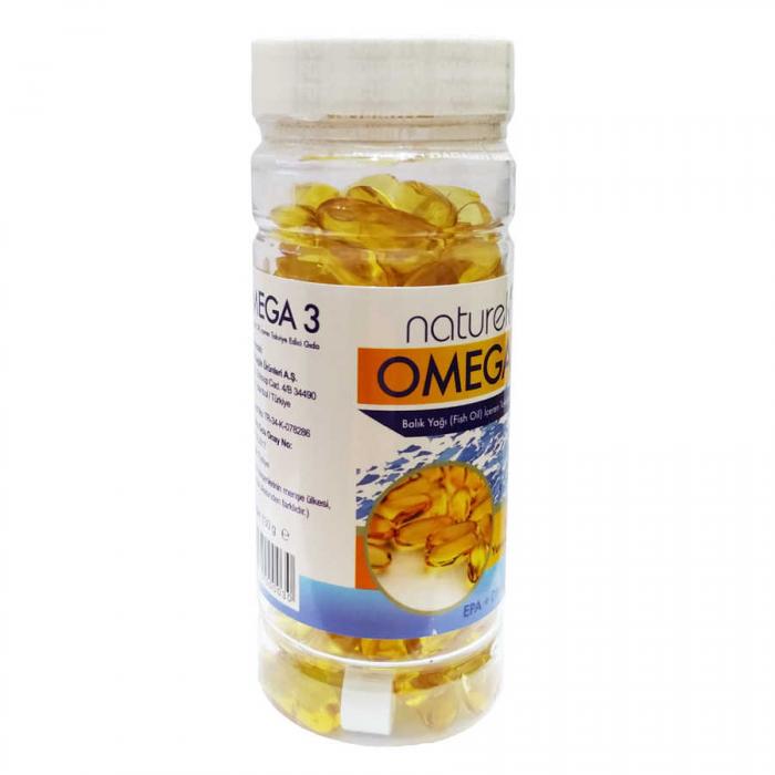 Omega 3 Balık Yağı İçeren Gıda 100 Kapsül