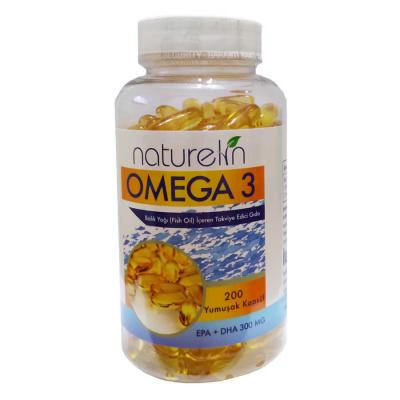 Omega 3 Balık Yağı İçeren Gıda 200 Kapsül