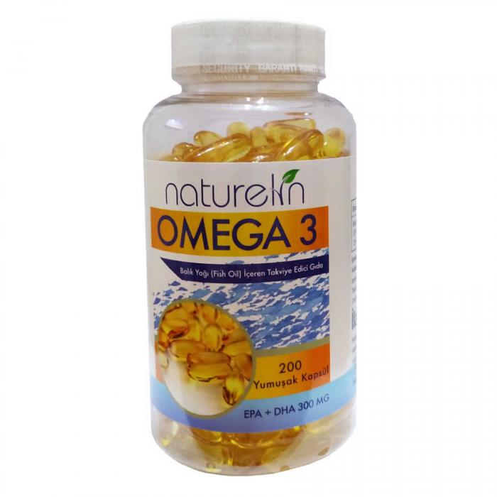 Omega 3 Balık Yağı İçeren Gıda 200 Kapsül