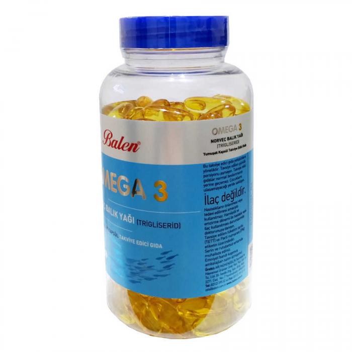 Omega 3 Norveç Balık Yağı İçeren 200 Kapsül (1380 MG - Trigliserid Form)