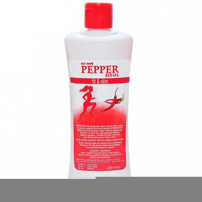 Pepper Red Gel 220 ML