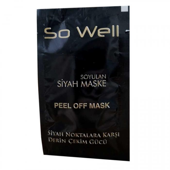 Soyulabilir Siyah Maske 10 ML