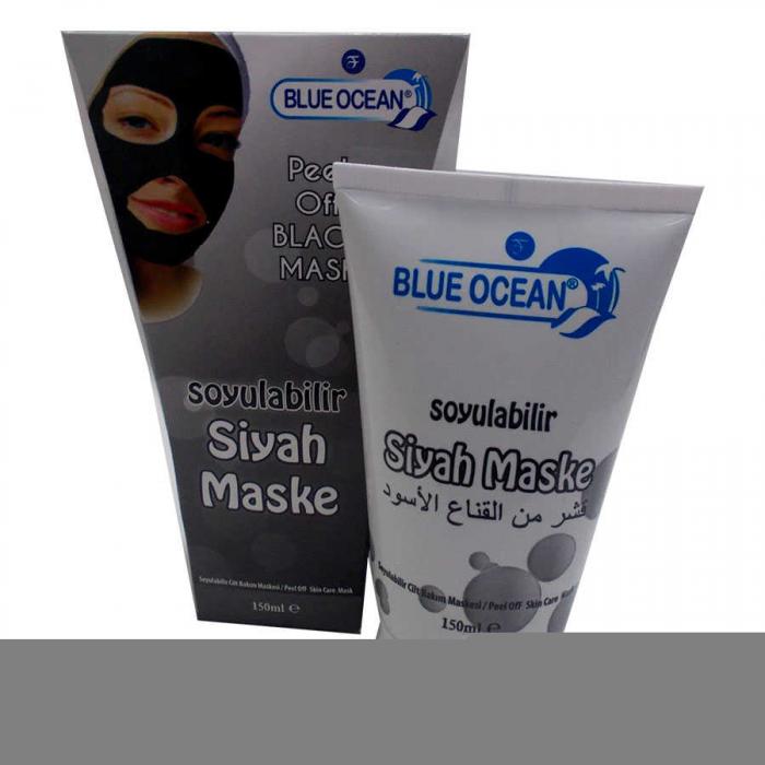 Soyulabilir Siyah Maske 150ML