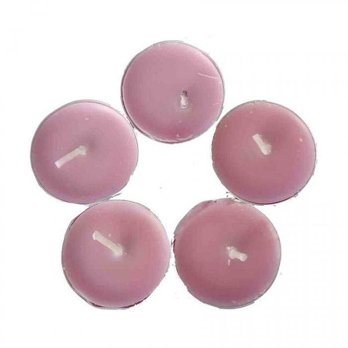 Tea Lights Pembe Mum 5 Ad