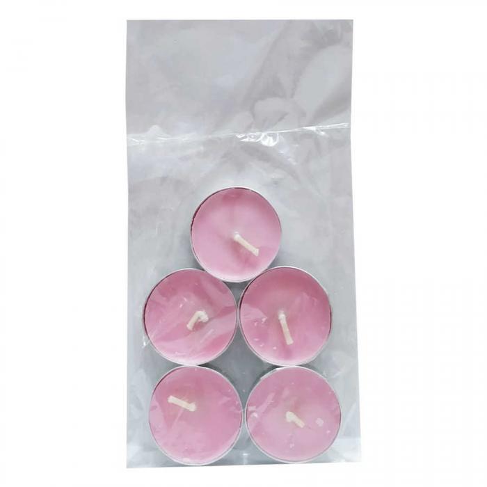 Tea Lights Pembe Mum 5 Ad