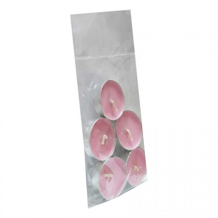 Tea Lights Pembe Mum 5 Ad